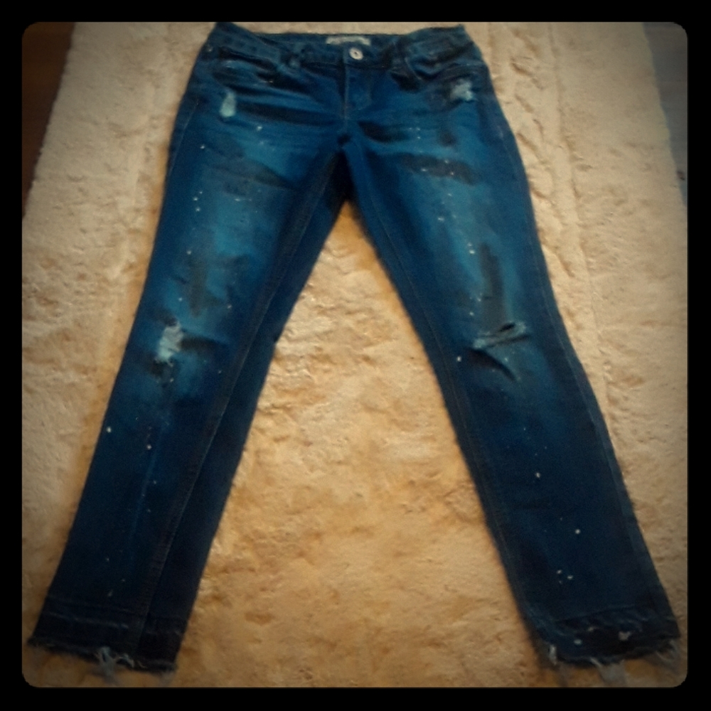 Navy blue jeans